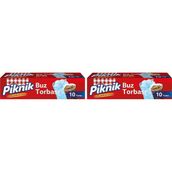 MWX Teknoloji Piknik Gıda Ambalaj Buz Torbası 10'lu 1400 2li Paket - 0 - 249 ml