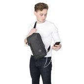 My Valice 1501 Siyah Smart Bag Usbli Çapraz Göğüs Çantası