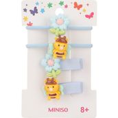 Mythriva Miniso Sevimli Hayvan Figürlü 4'lü Saç Tokası Seti - Renkli ve Eğlenceli Saç Aksesuarları - 2016