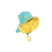 Nabaıjı Bebek Uv Korumalı Şapka - Sarı / Mavi / Savan Baskılı 1-3 Yaş