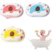 Nacario Joyzzz Bebek Banyo Sünger Seti, 3 Adet Bebek Banyo Süngeri, Saf Pamuk ile Yumuşak Bebek Duş Süngeri, Hassas Ciltler Için Karikatür Hayvan Bebek Banyo Süngeri