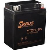 Nacario Orbus 12 V 7 Amper Elektrikli Karbon Bisiklet Aküsü Ytx7L-Bs