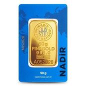 Nadir 50 gr 995 24 Ayar Külçe Altın