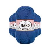 Nako 10084 5 Adet Koyu Mavi Pırlanta Amigurumi El Örgü İpi Yünü