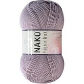 Nako 10155 Süper İnci 100 gr Üzüm Suyu El Örgü İpi