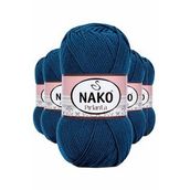 Nako 10328 Pırlanta Amigurumi 5 Adet Petrol Mavi El Örgü İpi Yünü