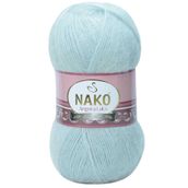 Nako 10471 Saraylı Mint Angora Lüks El Örgü İpi