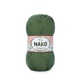 Nako 11253 5 Adet Haki Yeşil Pırlanta Amigurumi El Örgü İpi Yünü