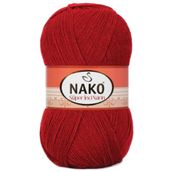 Nako 1175 Koyu Kırmızı Süper İnci 100 gr El Örgü İpi