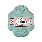 Nako 12297 5 Adet Çağla Yeşili Pırlanta Amigurumi El Örgü İpi Yünü