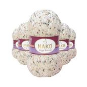 Nako No: 31752 5 Adet Vega Tweed Premium Akrilik El Örgü İpi Yünü