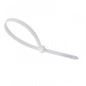 Nalbur Tek Kablo Bağı Beyaz 3.6x300 mm Cırt Kelepçe