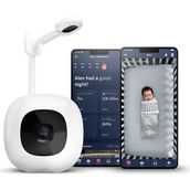 Nanit Akıllı Bebek Monitörü ve Duvar Montajı, Wi-Fi Hd Video Kamera, Uyku Koçu ve Solunum Hareketi Takip Cihazı, 2 Yönlü Ses, Ses ve Hareket Uyarıları, Gece Işığı ve Gece Görüşü - Beyaz