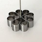Narkalıp Kalp Şeklinde Demir Tatlısı Kalıbı NRT-155