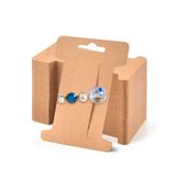 naturevo 80 Adet Kraft Saç Tokası Sergileme Ve Paketleme Kartı 300 gr Kalın Karton 6,3*10 cm