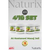 Naturix At Kestanesi Masaj Jeli 500 Ml 4'lü Set Ferahlatıcı ve Rahatlatıcı Özellikler