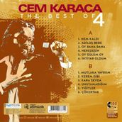 Naz Müzik Plak Cem Karaca Rock 33'lük The Best Of 4 Albüm Klasik Şarkılar Renkli Kapaklı