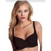 NBB 3613 2 Adet Siyah Balenli Soft Cup Toparlayıcı Sütyen