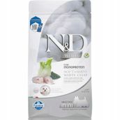 N&D White Levrek Rezene ve Spirulina 2 kg Küçük Irk Beyaz Yetişkin Köpek Maması
