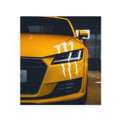 Ne Verelim Size Monster Pençe Far Veya Cam Altı Büyük Oto Özel Sticker Beyaz 33*20 Cm