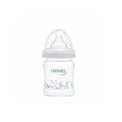 Neavita Geniş Ağız Desenli 120 ml Cam Biberon
