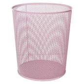 Need ND-1044 Tam Delikli Metal Fileli Toz Pembe Çöp Kovası