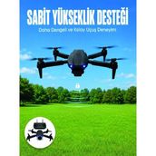 Nemere App Kontrollü Mini Drone 4K Hd Kamera, 360° Takla ve Katlanabilir Tasarım - Renkli - standart