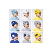 neocotton 3 Adet Süpriz Karma 1-4 Yaş Arası Karışık Renk Desen Bebek Çocuk Çift Katlı Pamuklu Penye Bere