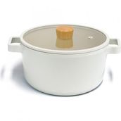 Neoflam Fika 26x13 cm Cam Kapaklı Derin Tencere