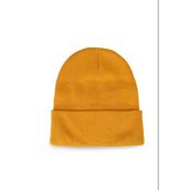 Neon Turuncu Basic Bere Unisex Turuncu Bere Hardal Sarısı-Standart