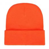 Neon Turuncu Basic Bere Unisex Turuncu Bere