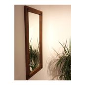 Neostill 50x110 cm Ceviz Ahşap Boy Aynası