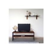 Neostill TV101 Masif Ahşap Woodn Glass Tv Ünitesi