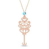 Nereze 925 Ayar El Vedud Kadın Gümüş Kolye