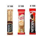Nescafe 2 gr x 100 Gold + 5 gr x 100 Coffee Mate + 2 gr x 100 Classic Kahve