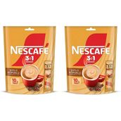 Nescafe 3ü1 Arada Sütlü Köpüklü Granül Kahve 10'lu Paket (2 ADET)
