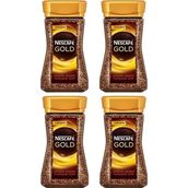 Nescafe Gold 200 gr Cam Şişe x4'lü