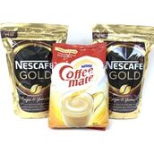 Nescafe Gold 200 gr x 2 + Nestle Coffe Mate 500 gr - 900 gr