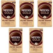 Nescafe Gold Filtre Kahve 250 gr 5'li - 1,25 kg