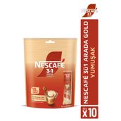 Nescafe Nescafé 3ü1 Arada Gold Yumuşak 10'lu Çoklu Paket
