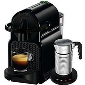 Nespresso İnissia D40 Siyah Kapsül Kahve Makinesi + Nespresso Aeroccino 4 Süt Köpürtücü