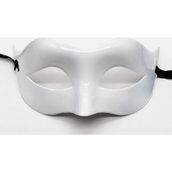 Nessi World Beyaz Renk Masquerade Kostüm Partisi Venedik Balo Maskesi