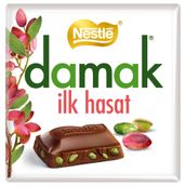 Nestle 60 gr Damak İlk Hasat Antep Fıstıklı Sütlü Çikolata (6 adet)