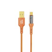 Nettech NT-DC34 Plastik 100 cm Turuncu Type-C Şarj ve Data Kablosu