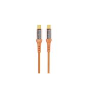 Nettech NT-DC36 60 W Plastik 100 cm Turuncu Type-C to Type-C Şarj ve Data Kablosu