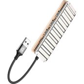 Nettech NT-OT010 5 in 1 USB to Type-C Dönüştürücü Gri Dock Station