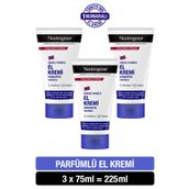 Neutrogena Norveç Formülü Konsantre Parfümlü 3x75 ml El Kremi