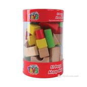 Neva Toys 51 Parça Ahşap Blok