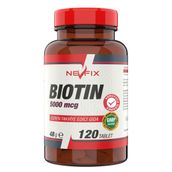 Nevfix Biotin 5000 mcg 120 Tablet