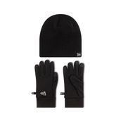 New Era 60758516 NE BEANIE E GLOVES SET Siyah Unisex Eldiven-Bere Takımı